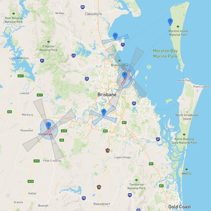 RPAS Geo Zones - Brisbane