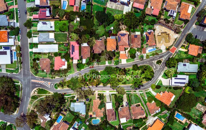 Aerial photo - Kanumbra St, Coorparoo, Brisbane